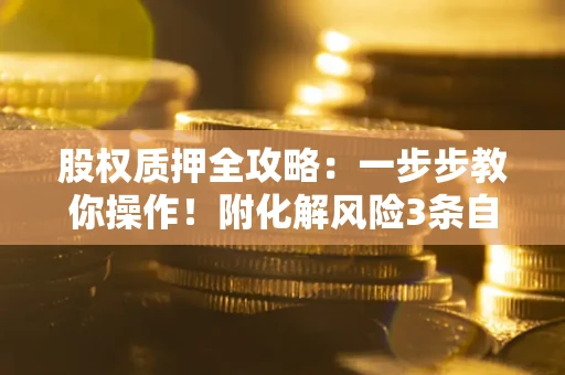 武汉股权质押全攻略：一步步教你操作！附化解风险3条自救法则