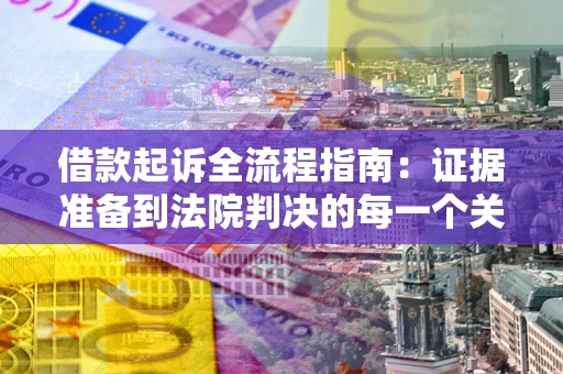 武汉借款起诉全流程指南：证据准备到法院判决的每一个关键步骤