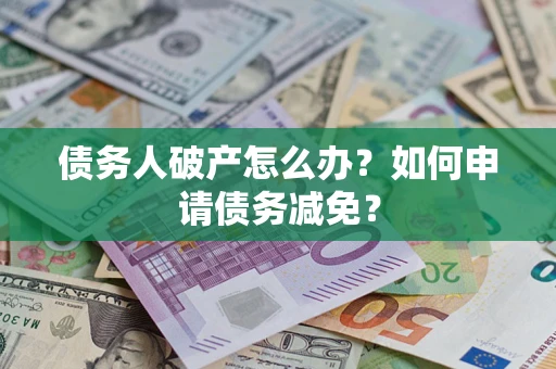 武汉债务人破产怎么办？如何申请债务减免？