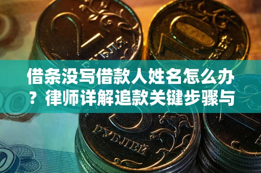 武汉借条没写借款人姓名怎么办？律师详解追款关键步骤与证据链构建