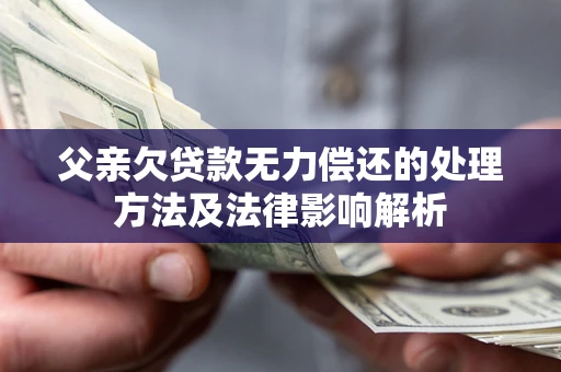 武汉父亲欠贷款无力偿还的处理方法及法律影响解析